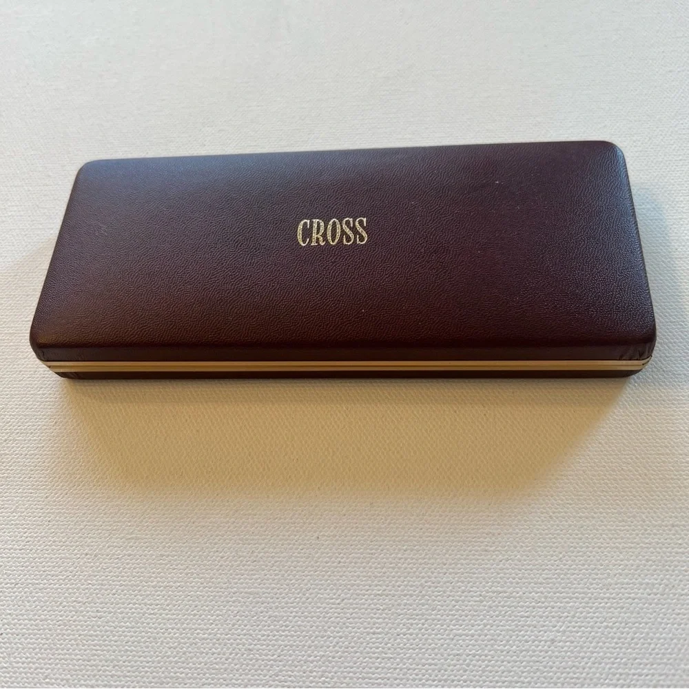 In Box Cross Ballpoint Pen 14KT‎ Gold Mint Condition (C4) Engraved 